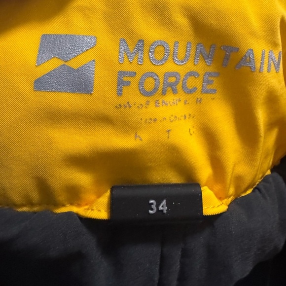 MOUNTAIN FORCE Women’s Ski Snow Pants Orange Adjustable Insulated Size 34 Small - Picture 8 of 14